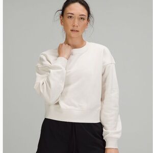 Lululemon Athletica Softstream Oversized perfectly cropped crew